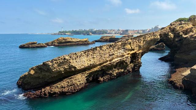 Felsen in Biarritz
