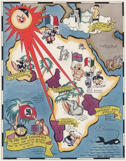 Las colonias alemanas antes de la guerra (1938)