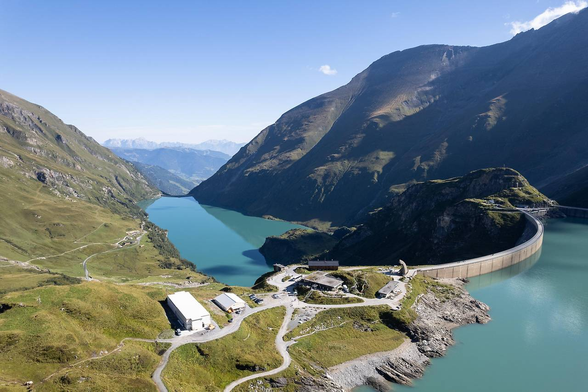 Wasserkraftwerke wie das in Kaprun werden zum Teil mit Gletscherwasser betrieben