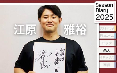 【楽天江原雅裕】目標３者連続三振へ！ シャドー用自作棒｢ひそかに布教しています｣ - プロ野球 : 日刊スポーツ・プレミアム