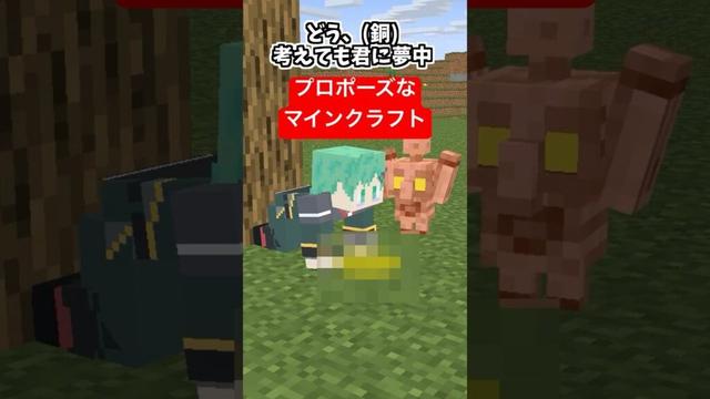 プロポーズなマインクラフト【歌ってみた】【マイクラアニメ】【銅のゴーレム】