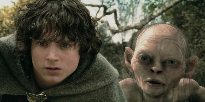 Frodo und Gollum aus Herr der Ringe