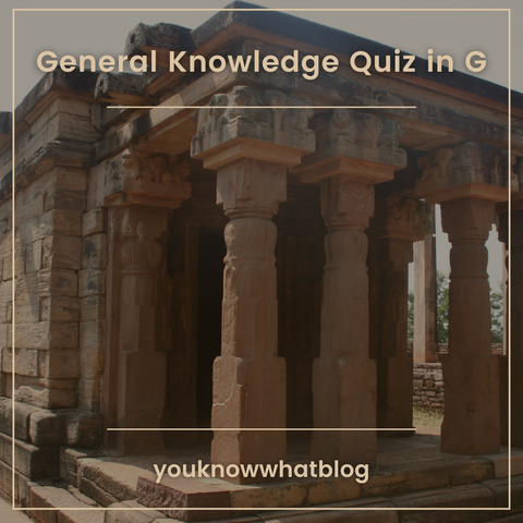 General Knowledge Quiz in G promotion post by youknnowwhatblog
