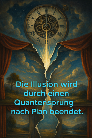 Zitat: „Die Illusion wird durch einen Quantensprung nach Plan beendet.“