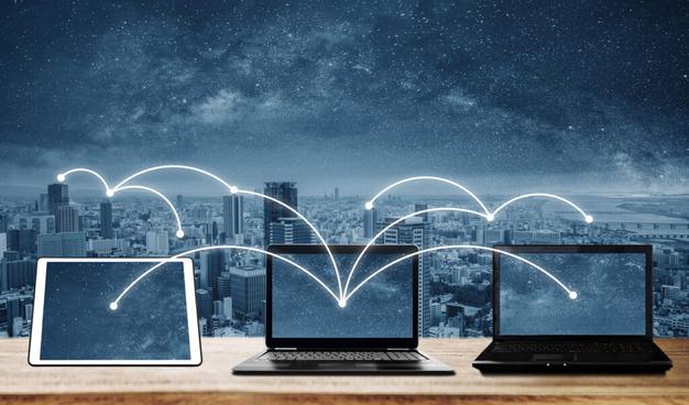 laptop computer netwerk delen data