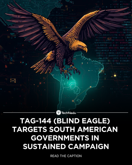 TAG-144 (Blind Eagle) Targets South American Governments in Sustained Campaign