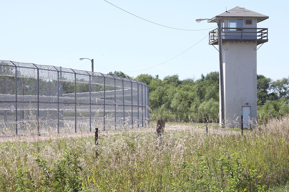 A prison tower