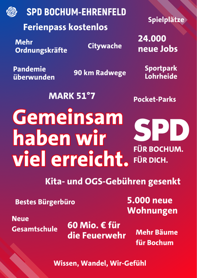 Plakat
Gemeinsam haben wir viel erreicht