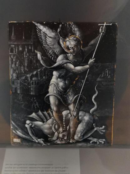 Leonard Limosin : Saint Georges et le dragon.