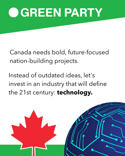 Canada needs bold, future-focused nation-building projects. Instead of outdated ideas, let's invest in an industry that will define the 21st century: technology.
