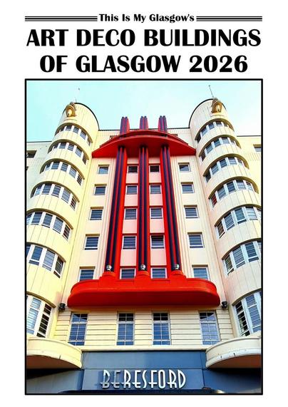 An art deco building on the front of a 2026 calendar.