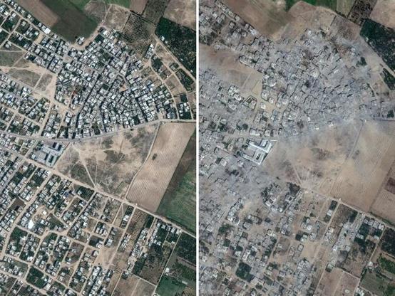 Prima e dopo. Gaza, Beit Hanun