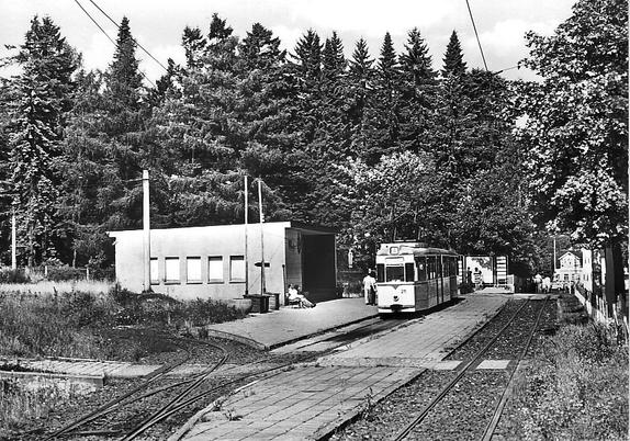 Thüringerwaldbahn Gotha - Tabarz au terminus de la ligne.