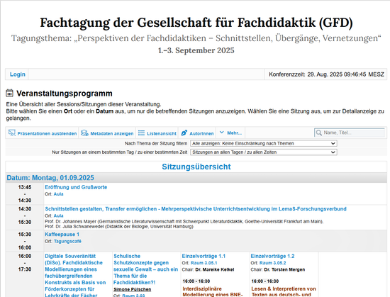 Ausschnitt des oben verlinkten Programms