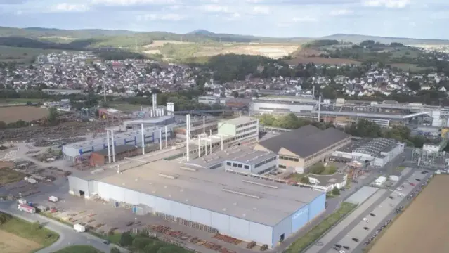 Luftaufnahme des Werkes in #Wetzlar
