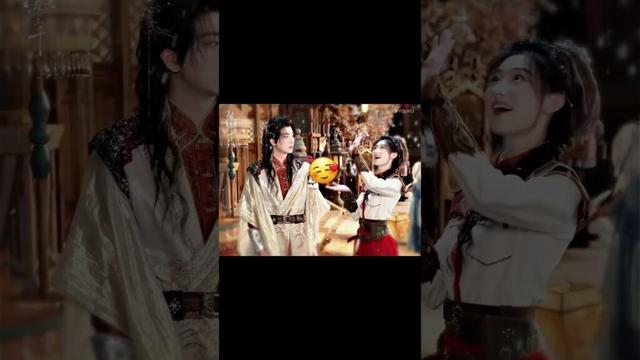 #LoveTravelsThroughTime In a realm of starlit wonders, two hearts find each other~#李宏毅 #杨雨潼 #shorts