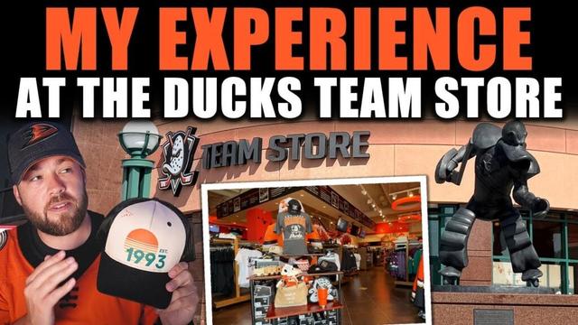 My Experience at the Anaheim Ducks Team Store (I got yelled at)