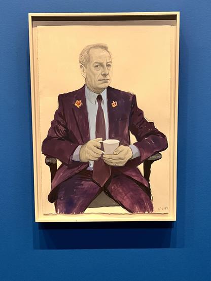 Ein skeptischer Museumswärter