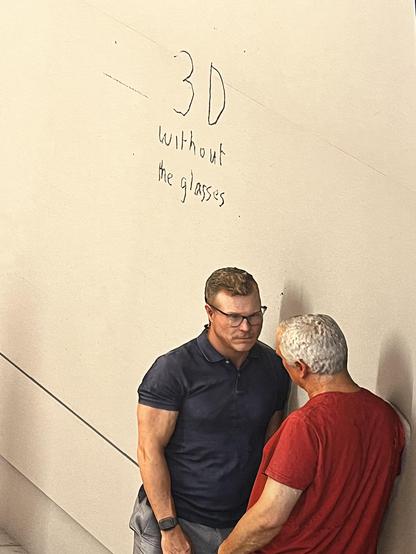 3D without
the glasses 

Zwei Männer