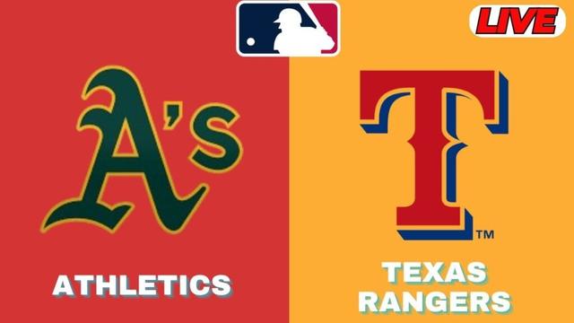 Live：Texas Rangers vs Athletics | MLB 2025 | MLBライブ野球スコア