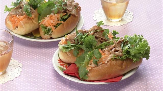 【3分クッキング公式】よくばりバインミー