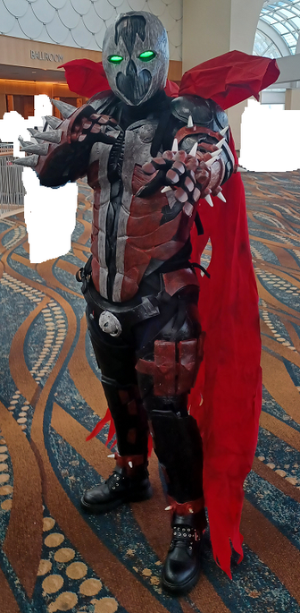 Spawn cosplayer