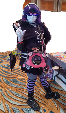 Uzi cosplayer