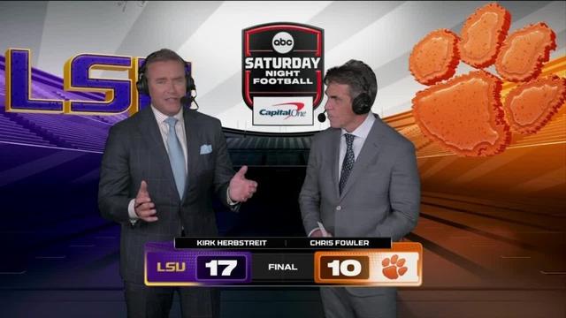 Interviews & Reaction to LSU’s win vs. Clemson | ESPN College Football