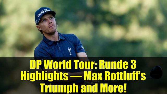 DP World Tour: Runde 3 Highlights – Max Rottluff’s Triumph and More!
