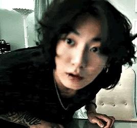 Jeongguk of BTS checking something out
