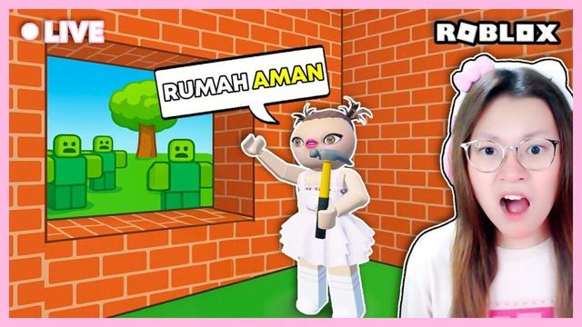 MEMBANGUN RUMAH MONSTER ANTI KEINYOT ?!! [BUILD AND SURVIVE ROBLOX INDONESIA]