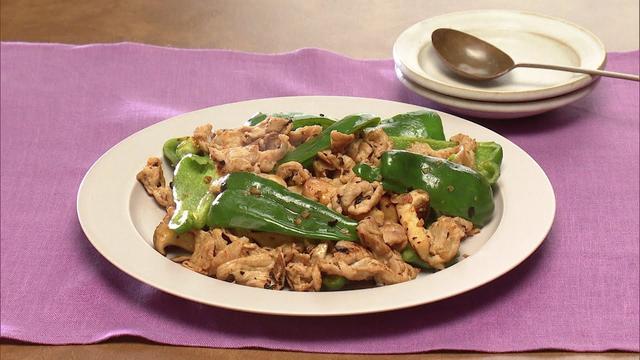 【3分クッキング公式】ピーマンと豚こまの豆豉炒め