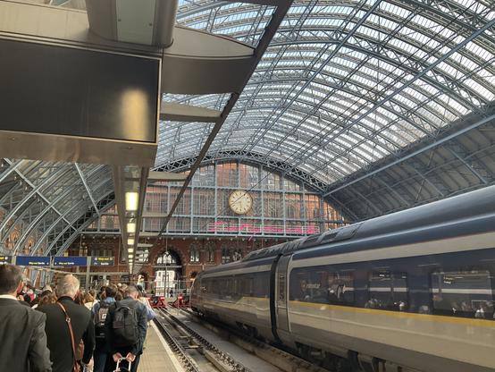 Arrival at London St. Pancras Intl.