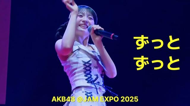 AKB48 - ずっとずっと(Zutto zutto) [日本語字幕] [4K] @JAM EXPO 2025