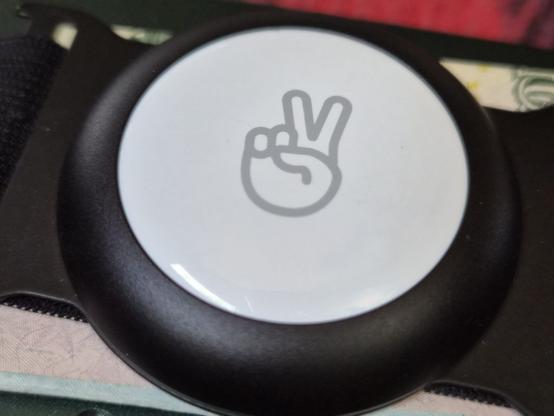 the wallet's AirTag
