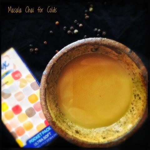 A good winter chai - with spices that are good for colds.