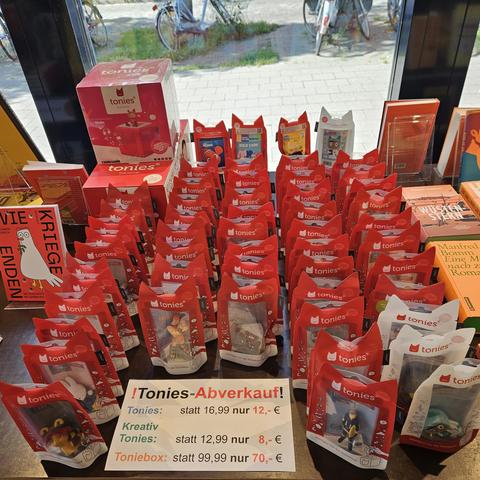 Wir verkaufen unsere Tonies zu Schnäppchenpreisen!