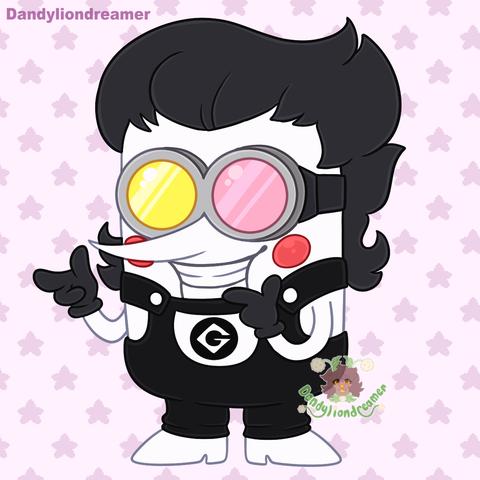 spamton from deltarune as a minion from despicable me

i hate him. kill him with hammers NOW