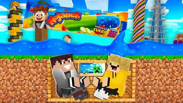 Tsunami LODÓW WOJANEK 🌊🍦 vs TAJNY BUNKIER ☢️ w Minecraft!