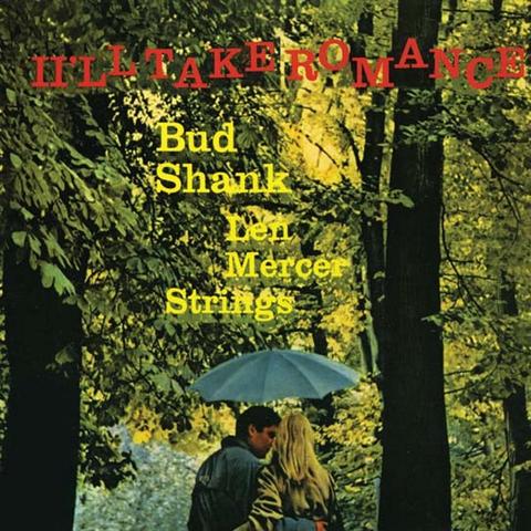 I'll Take Romance is an album by saxophonist Bud Shank released on the World Pacific label.
In an AllMusic review by Jason Ankeney, he states: "Far removed from the sometimes bloodless sensibilities of the West Coast cool school, I'll Take Romance is as warm as its title portends. The string arrangements are sweet but never sentimental, boasting a sensitivity that colors but never overwhelms Shank's lyrical alto and flute" - Wikipedia