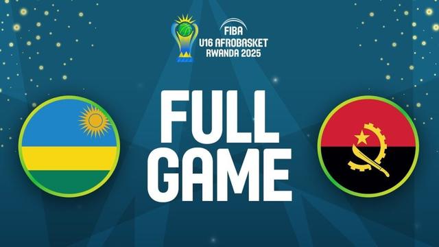 Group Phase | Rwanda v Angola | Full Basketball Game | FIBA U16 AfroBasket 2025