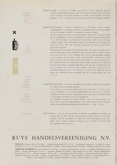 Olivetti (Summa 15)
Bi-fold pamphlet with purple and beige cover