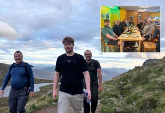 Bury St Edmunds professional golfer Alfie Halil and veterans from the 1st Battalion Royal Anglian Regiment complete Three Peaks Challenge