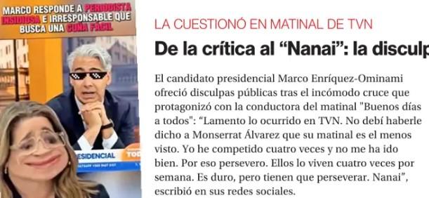 de la crítica al "Nanai" ; la disculpa...