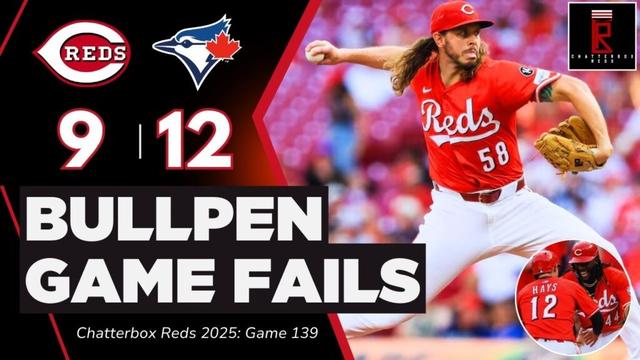 シンシナティ・レッズのブルペンは、トロント・ブルー・ジェイズMLBポストゲームに敗北した恒星の罪を闘っています
