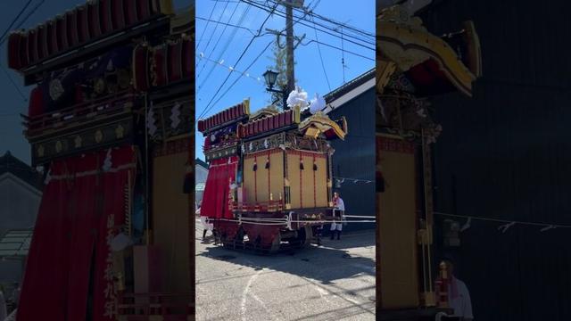 中津祇園 桜町 祇園車 大分県中津市 11:05ころ　20250724 #祭り