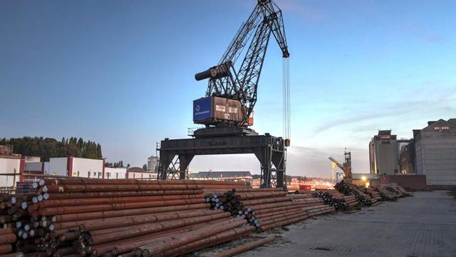 Grue dans le Port de Bruxelles
