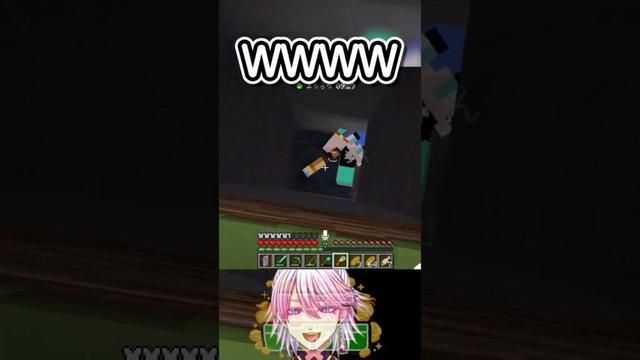 【#いちごマイクラ】ころんくんに復讐するぷりあまのマインクラフト #shorts  #ころん #ぷりっつ  #アマル