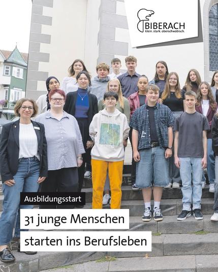 Ausbildungsstart: 31 junge Menschen starten ins Berufsleben