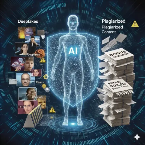 generata AI intelligenza artificiale che blocca i deep fake e i paper mill